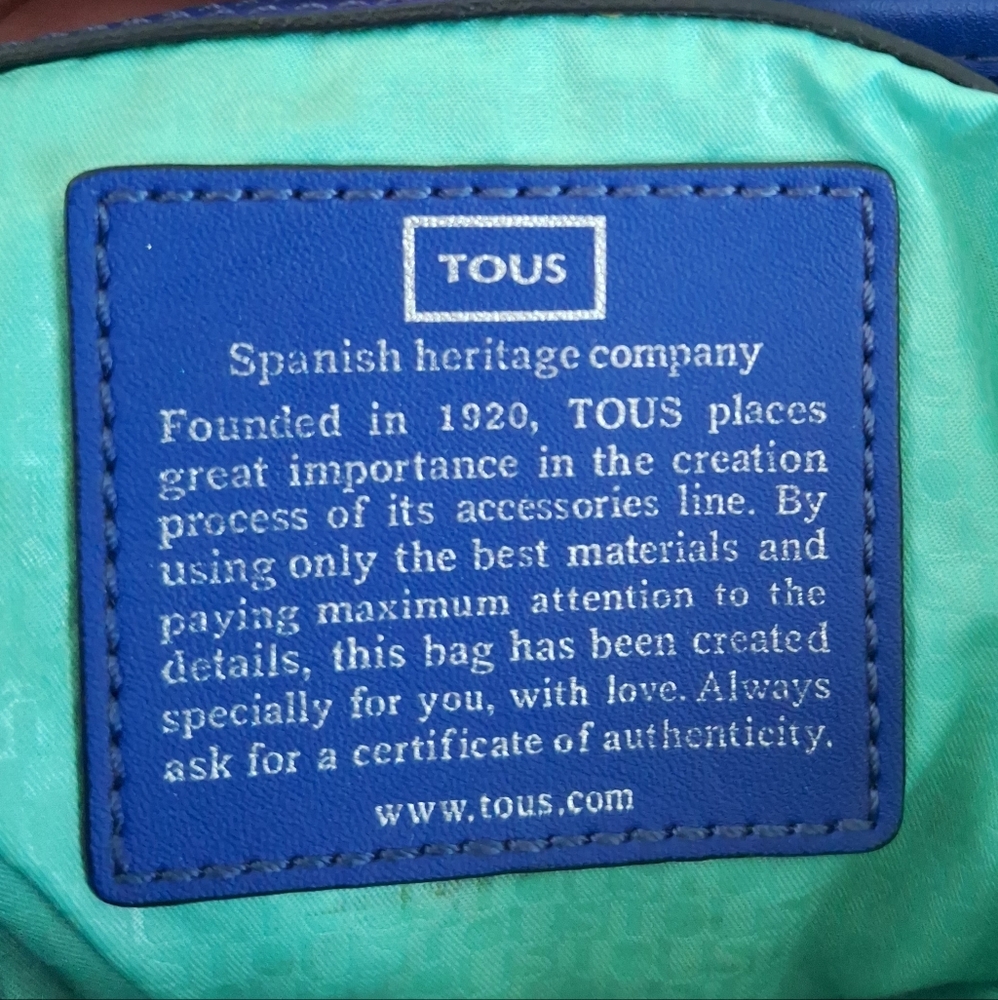 Tous Blue Welly Tote Bag - Picture 10 of 13